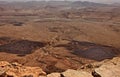 Machtesh Ramon - erosion crater in the Negev desert, the most picturesque natural landmark of Israel